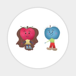 Apple couple Magnet